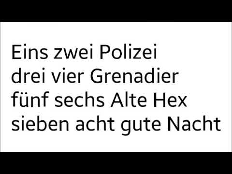 Eins Zwei Polizei Lyrics