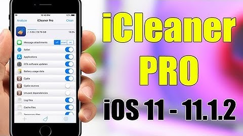 iCleaner PRO For iOS 11 - 11.1.2 Jailbreak
