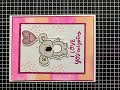 CTMH Smitten Valentine Card Making Process Walkthrough and Stamp Review