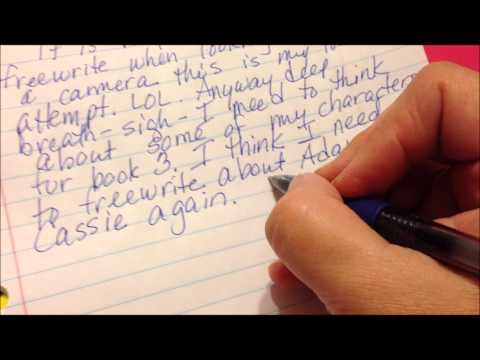 Prewriting Strategy for Finding a Topic #4: Freewriting