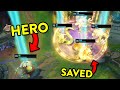 SUPPORTS SAVE THE DAY 😌 Amazing Support Moments (League of Legends)