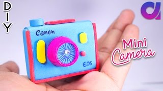 How to make miniature camera using waste match box | kids crafts | DIY | Artkala 182.Cute camera.Best out of waste Material 