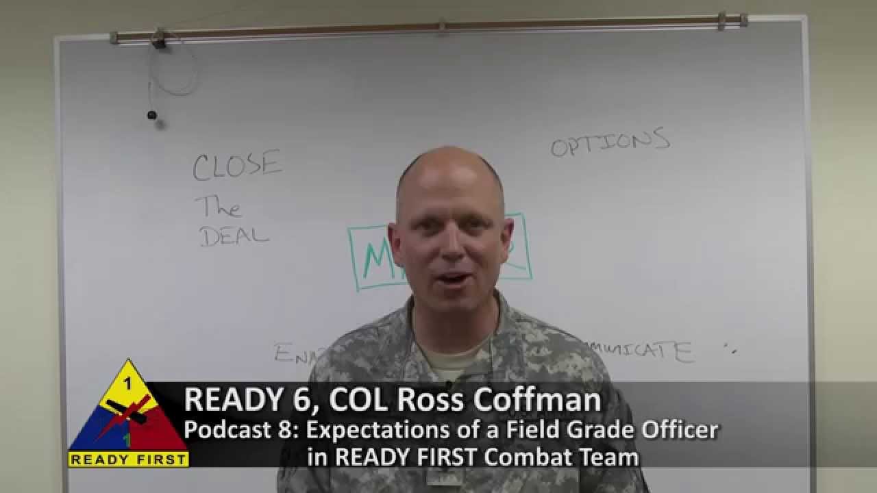READY FIRST Podcast 8 Expectations of a Field Grade Officer in READY