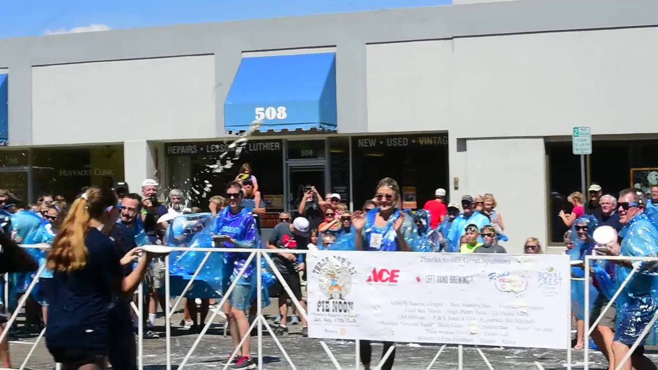"Largest" Pie Fight YouTube