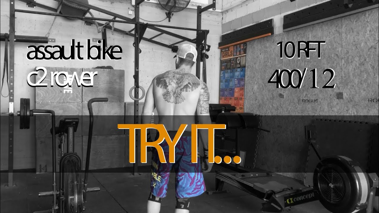 crossfit workouts with assault bike
