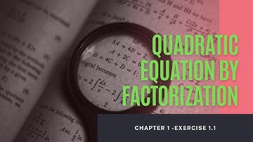 Quadratic Equation Solved By Factorization| Chapter 1|Exercise 1.1|Question No 2|10th Class|# Shorts
