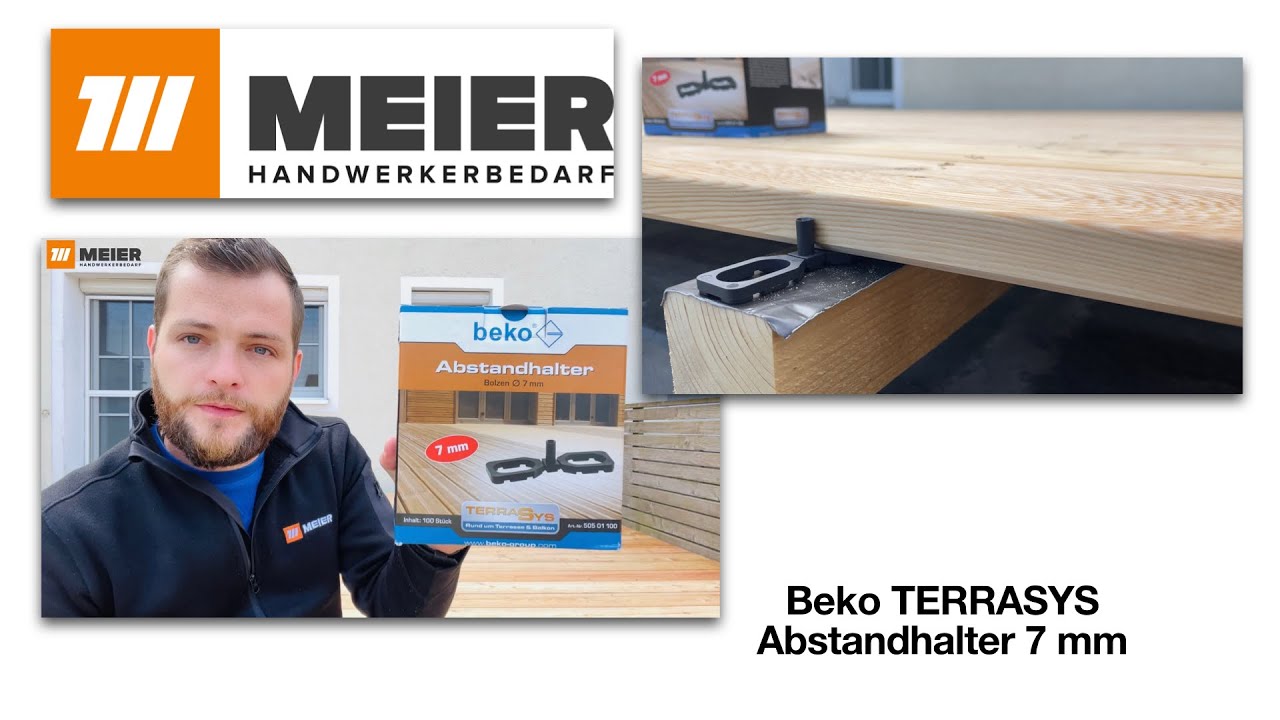 Beko TERRASYS Abstandhalter 7 mm Mai 2022 - Meier Handwerkerbedarf Ansbach