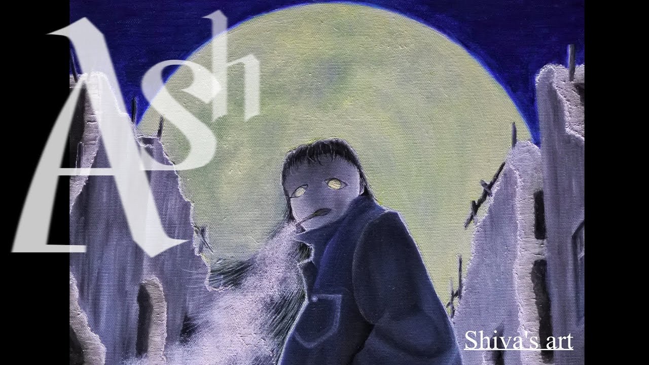 独学油絵メイキング】Ash - YouTube