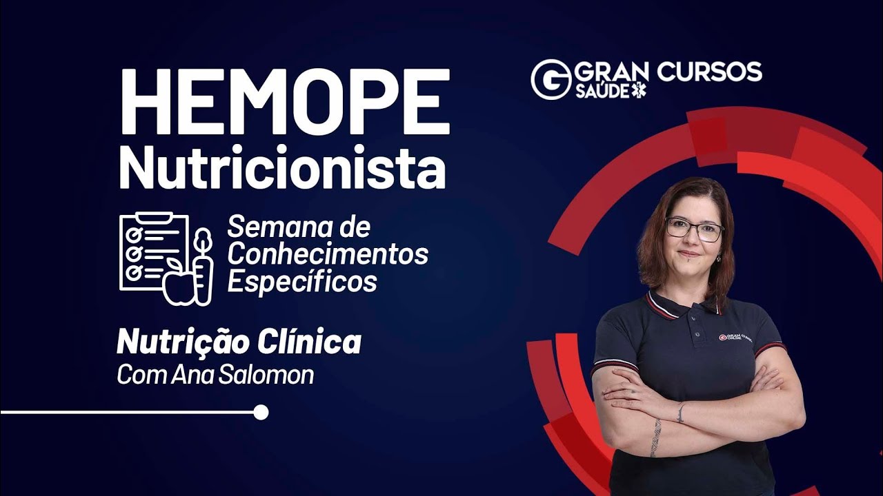 Concurso HEMOPENutricionistaSemana de Conhecimentos Específicos