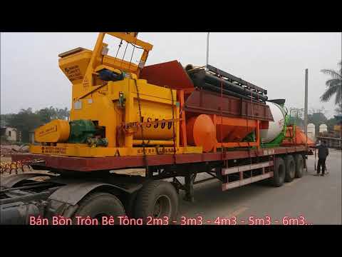 Bán, Lắp đặt trạm trộn bê tông 25m3/h, 35m3/h, 45m3/h, 60m3/h, HSZ25, HSZ35, HSZ50, HSZ60, HSZ75...