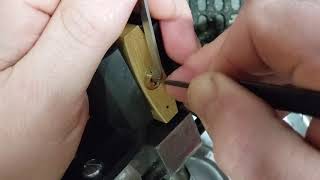 Ace solid Brass 1 7/8" High Security padlock (whipped me) [13]