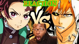 TANJIRO VS ICHIGO RAP BATTLE | RUSTAGE ft. Connor Quest! [REACTION]