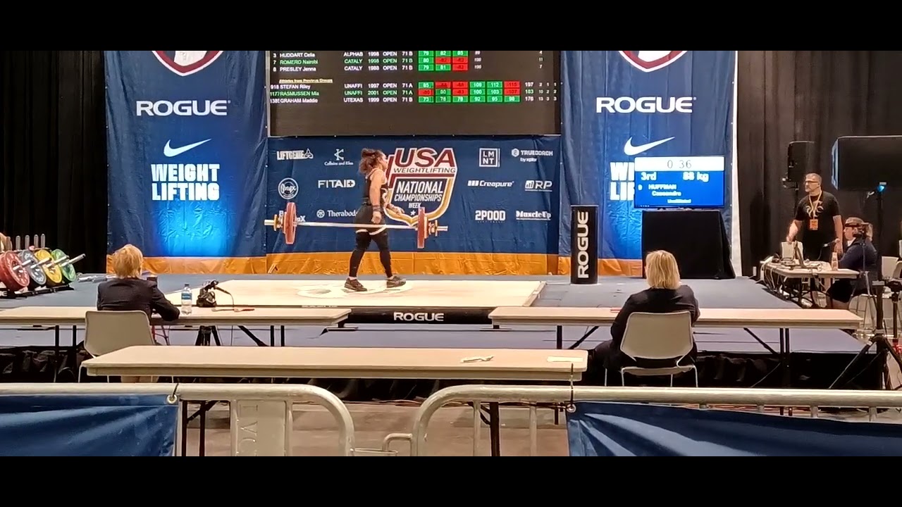 USA Women's Weightlifting Competition 2 YouTube