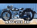 Мотоцикл NSU-201 ZD от мотоателье Ретроцикл.