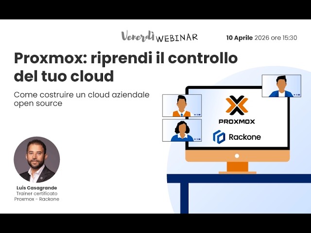 Proxmox: riprendi il controllo del tuo cloud