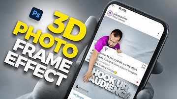 How to Create 3D instagram photo Frame Effect in Photoshop