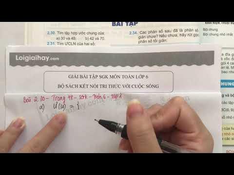 Giải Bai 2 30 Trang 48 Sgk Toan 6 Kết Nối Tri Thức Với Cuộc Sống Youtube