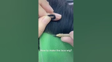Thumbnail of How to make a lace wig in factory