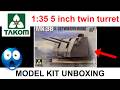5 inch/38 TWIN TURRET  | 1:35 Takom scale model unboxing