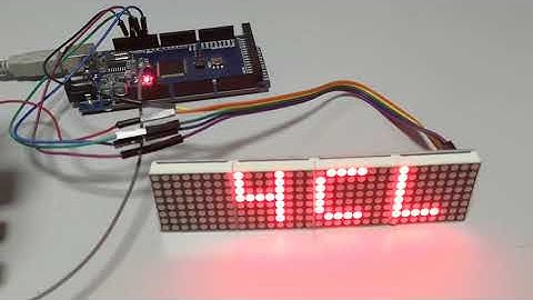 Control de matriz LED 8x8 con driver MAX7219 y Arduino
