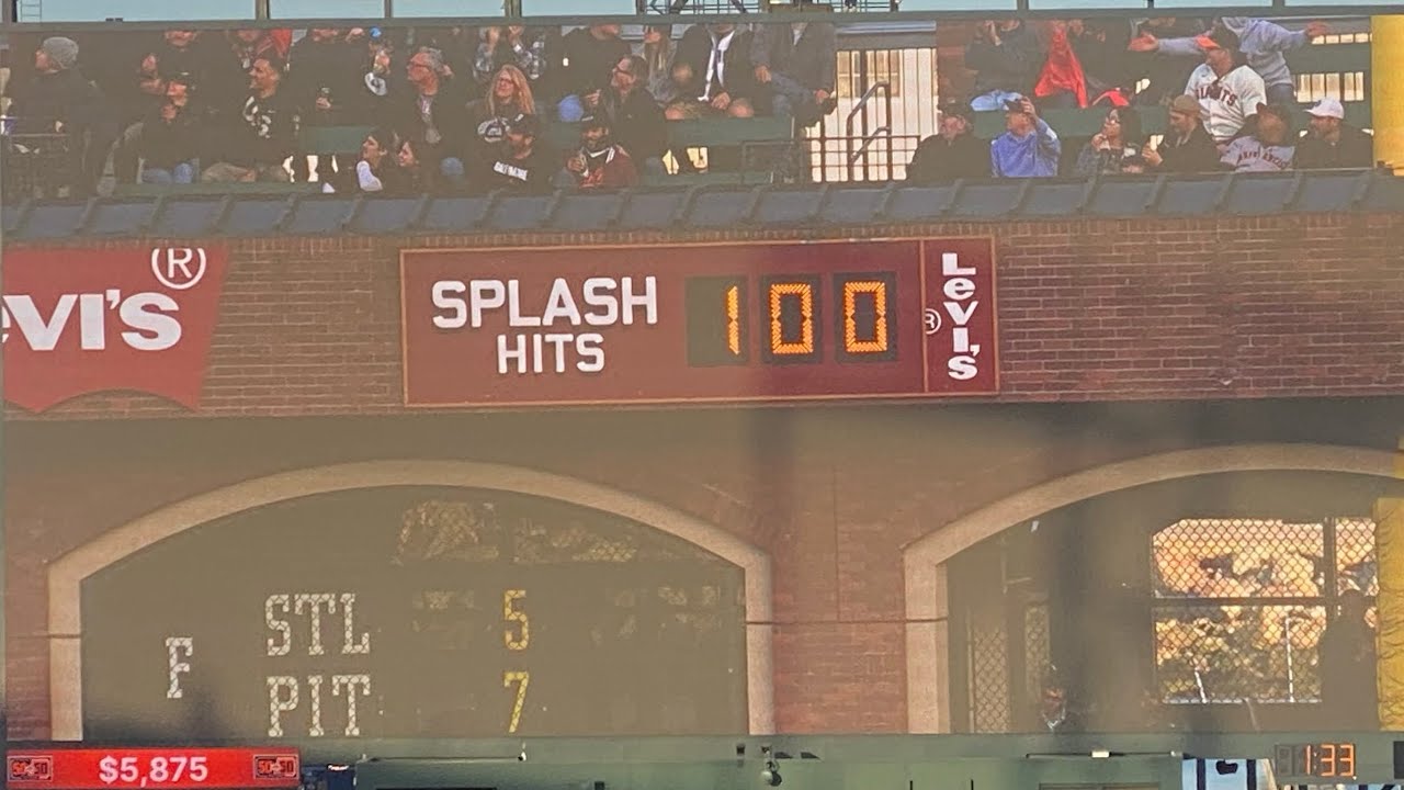 LaMonte Wade Jr HITS 100th SPLASH HIT Home Run in San Francisco Giants