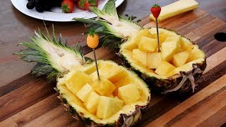 Pineapple Decoration Ideas - FRUIT CARVING AND CUTTING TRICKS