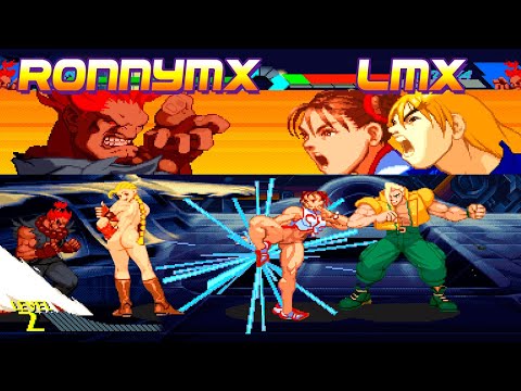 LIQUIDMETAL VS RAPERO RONNY!!🔥🔥🔥 BIE BIE BIE! BIBIBIBIBI BIE!! X-Men Vs.Street Fighter