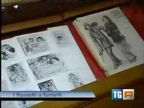 Tg3 - "I Rossetti a Fumetti" - mostra Palazzo d'Av...