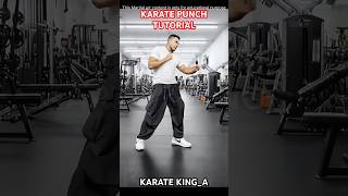 Super Fast Karate Punch! ⚡#shorts #martialarts #trending #taekwondo #youtubeshorts #mma #shortvideo