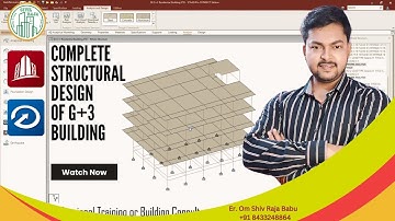 Complete Structural Design of G+3 Building in STAAD Pro & RCDC