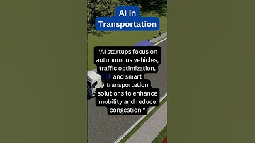 AI in Transportation | #futureedgevision  #aistartups  #aiinnovation