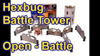 HEXBUG Battle Ground Tower 2 Spiders In Combat Unbox and Fight