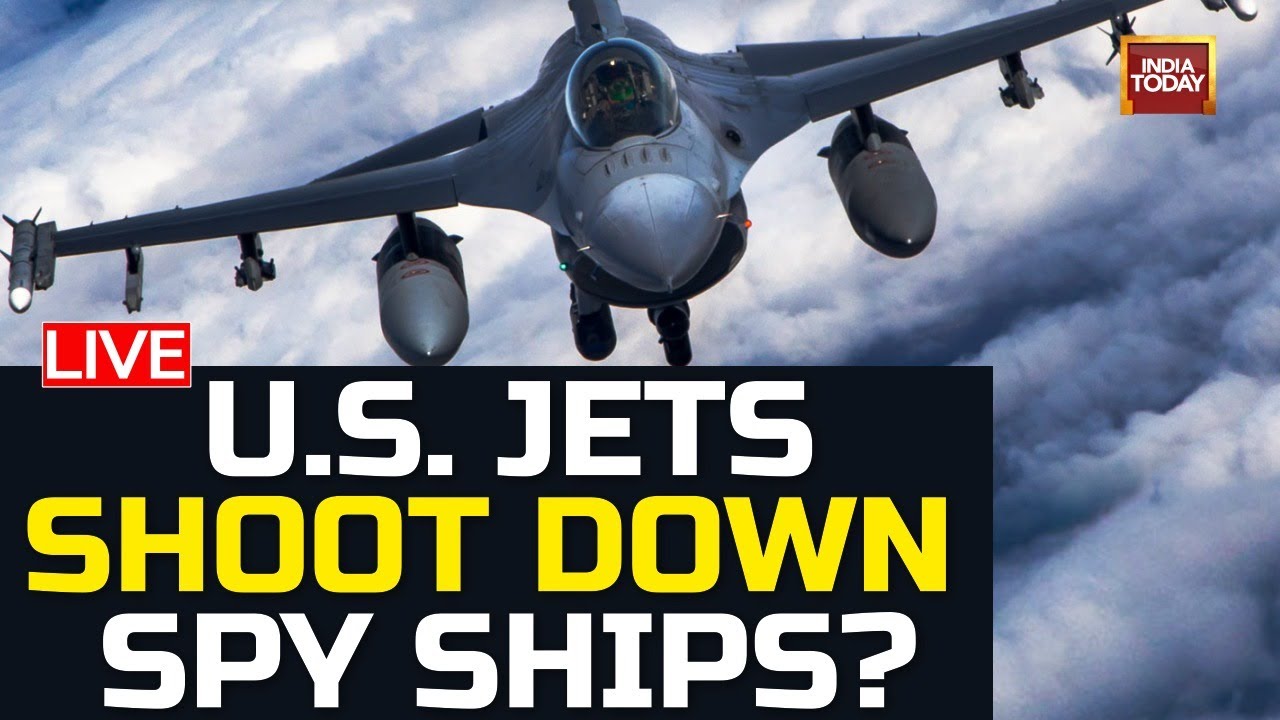 LIVE: U.S. Fighter Jet Shoots Down Unidentified Object Flying Over Canada |Shoot Down Over Alaska