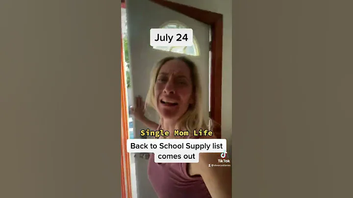 Back to School-Single Mom Life