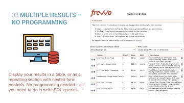 frevvo + SQL: rich, dynamic forms & workflows connected to your SQL database