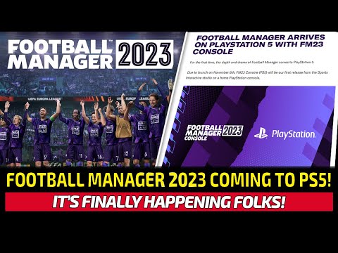 When is the Football Manager 2022 PS5 and PS4 release date