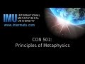 Principles of metaphysics