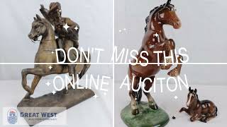 Horse Enthusiast Online Auction with Inclusions