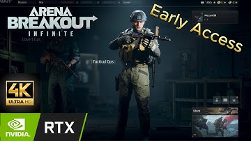 Trying out 1st Time ARENA BREAKOUT INFINITE Early Access max setting