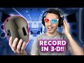 Make a 3-D AUDIO microphone head for ASMR for $95
