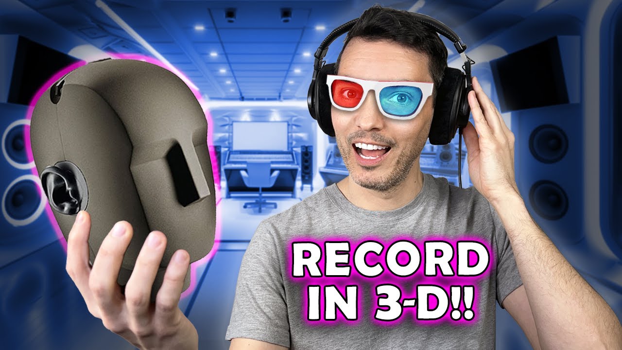 Make a 3-D AUDIO microphone head for ASMR for $95