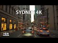 Driving Sydney 4K HDR - Downtown Sunrise - Australia