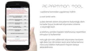General Mobile Discovery Re-partition Tool