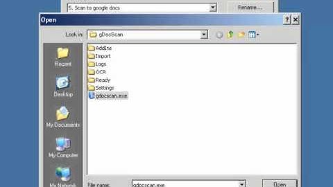 Kodak Smart Touch Application - Scan to Google Docs