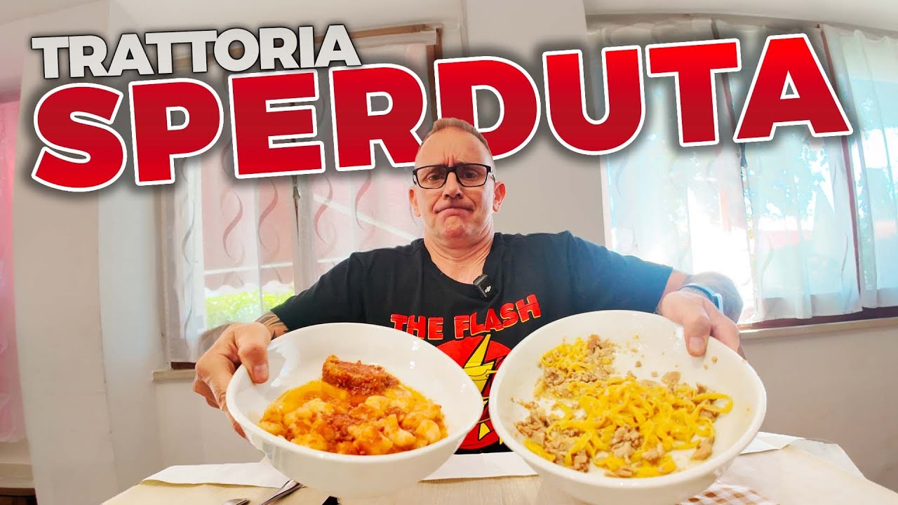 Mangio nella vera trattoria NASCOSTA