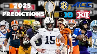 2025 College Football Season Predictions