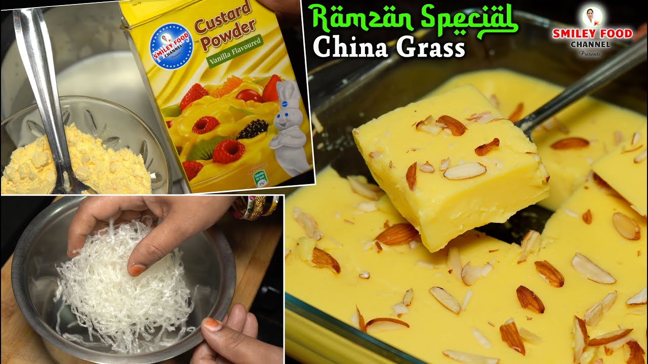 इफ्तारी के लिए चाइना घास का हलवा बनाने का तरीका China Grass Recipe | Ramzan special | street food