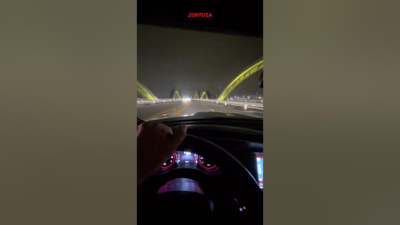 #explore #epic The New Sixth Street Bridge? In LA😱Watch till the end for amazing lighting #shorts