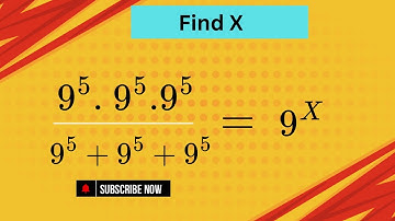 Nice Exponent Math Simplification | Find the value of X