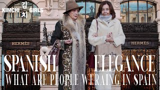 What are people wearing in Spain for winter [ EP9 ] Outfit inspiration#elegant